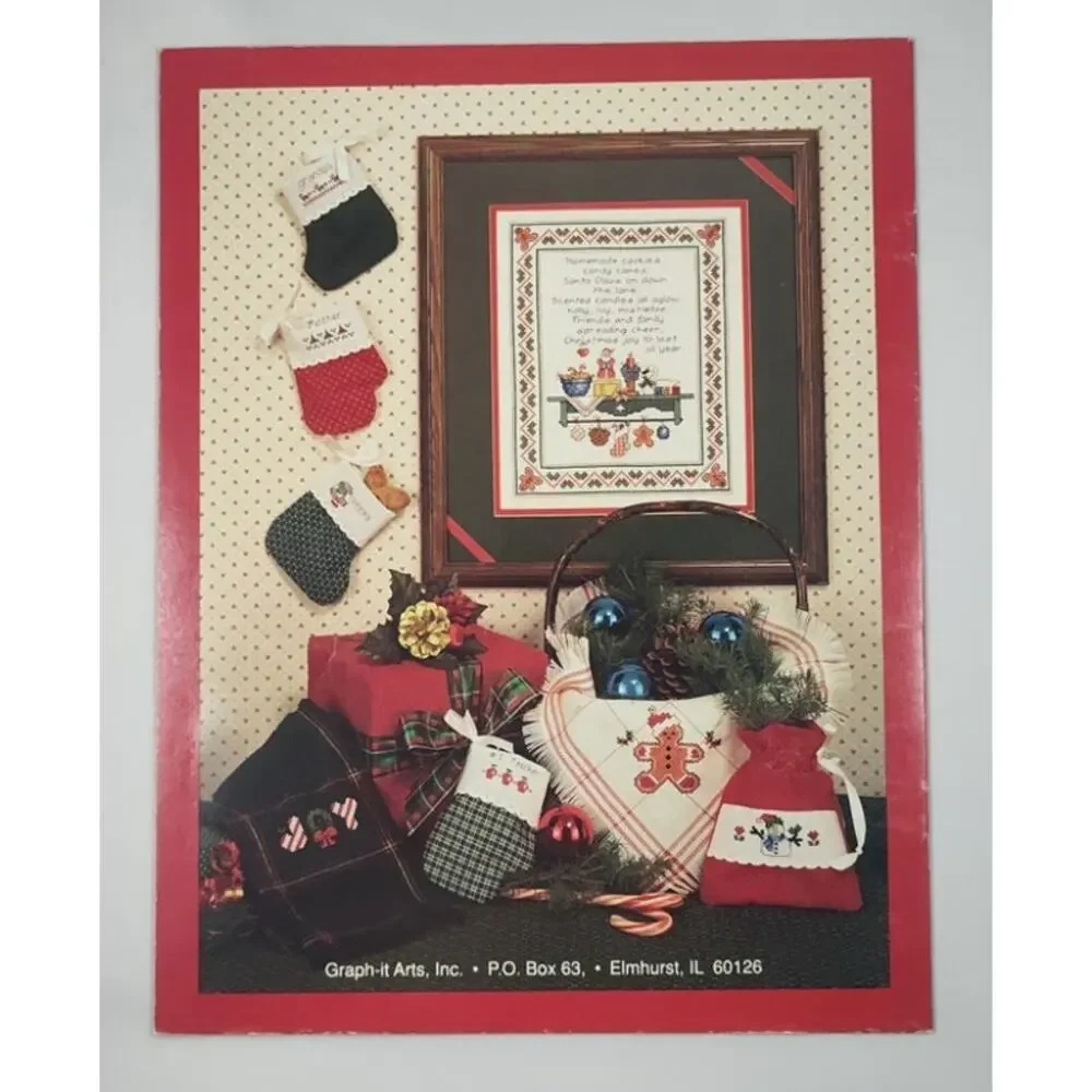 Graph It Arts Christmas Delights Cross Stitch Patterns Deer, Snowman, Santa